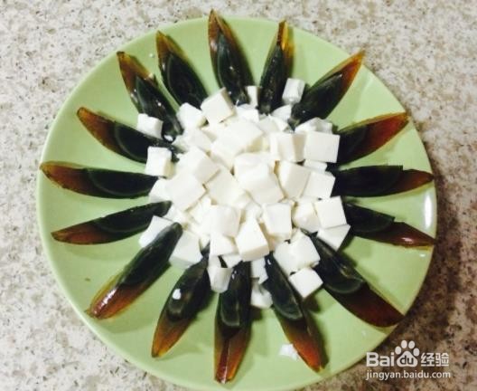 懒人版皮蛋豆腐