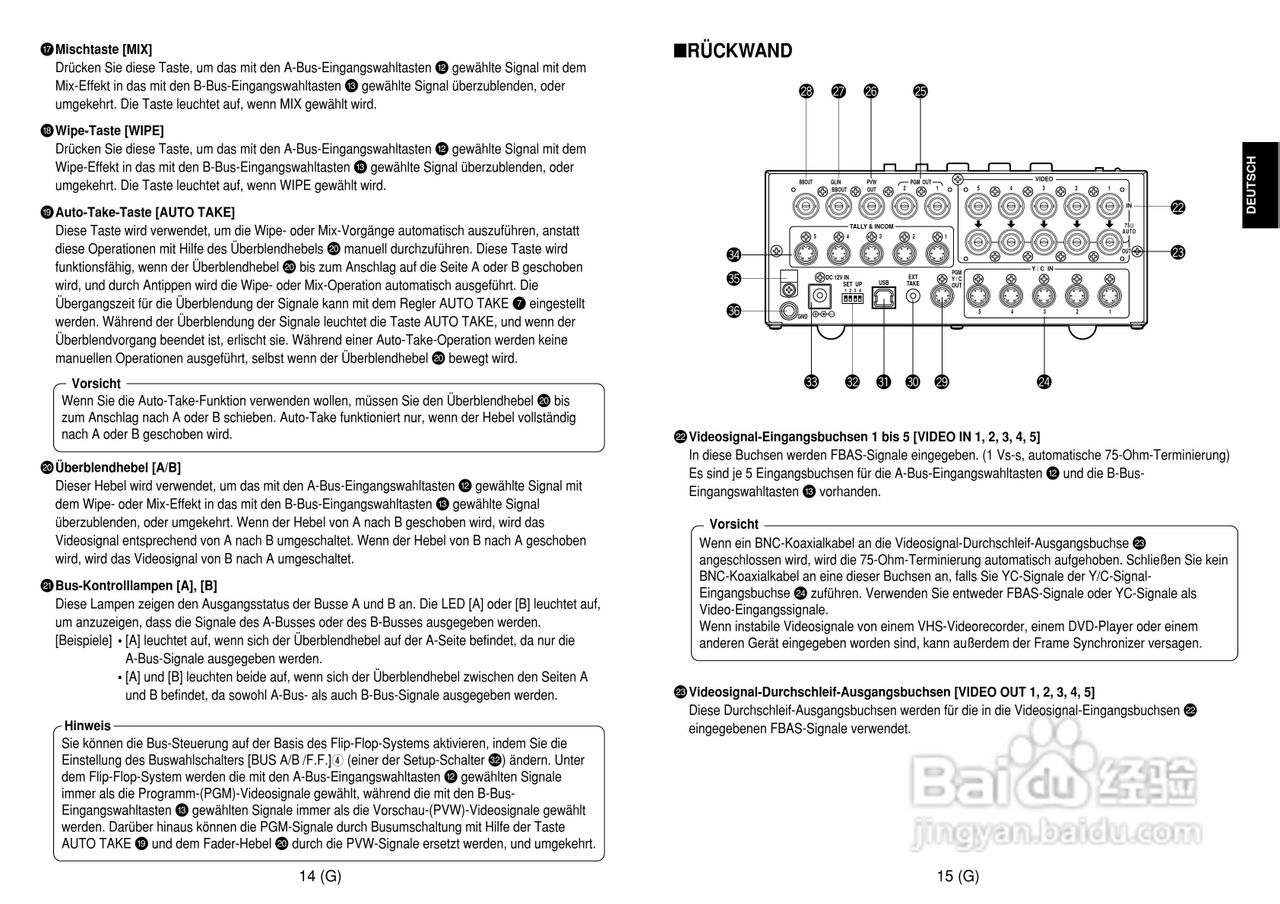 松下 AW-SW350E切换器操作说明书:[3]