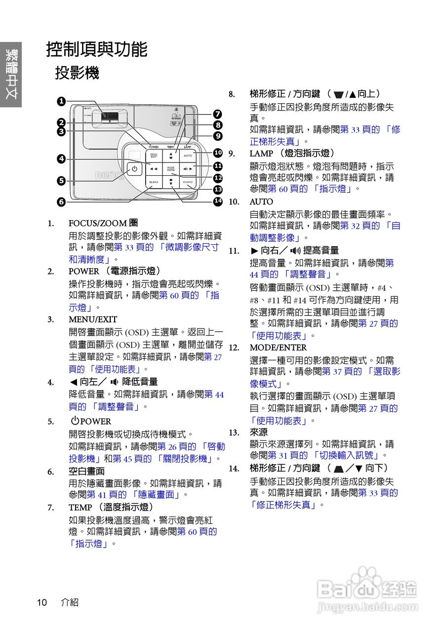 明基W700投影机使用说明书:[1]