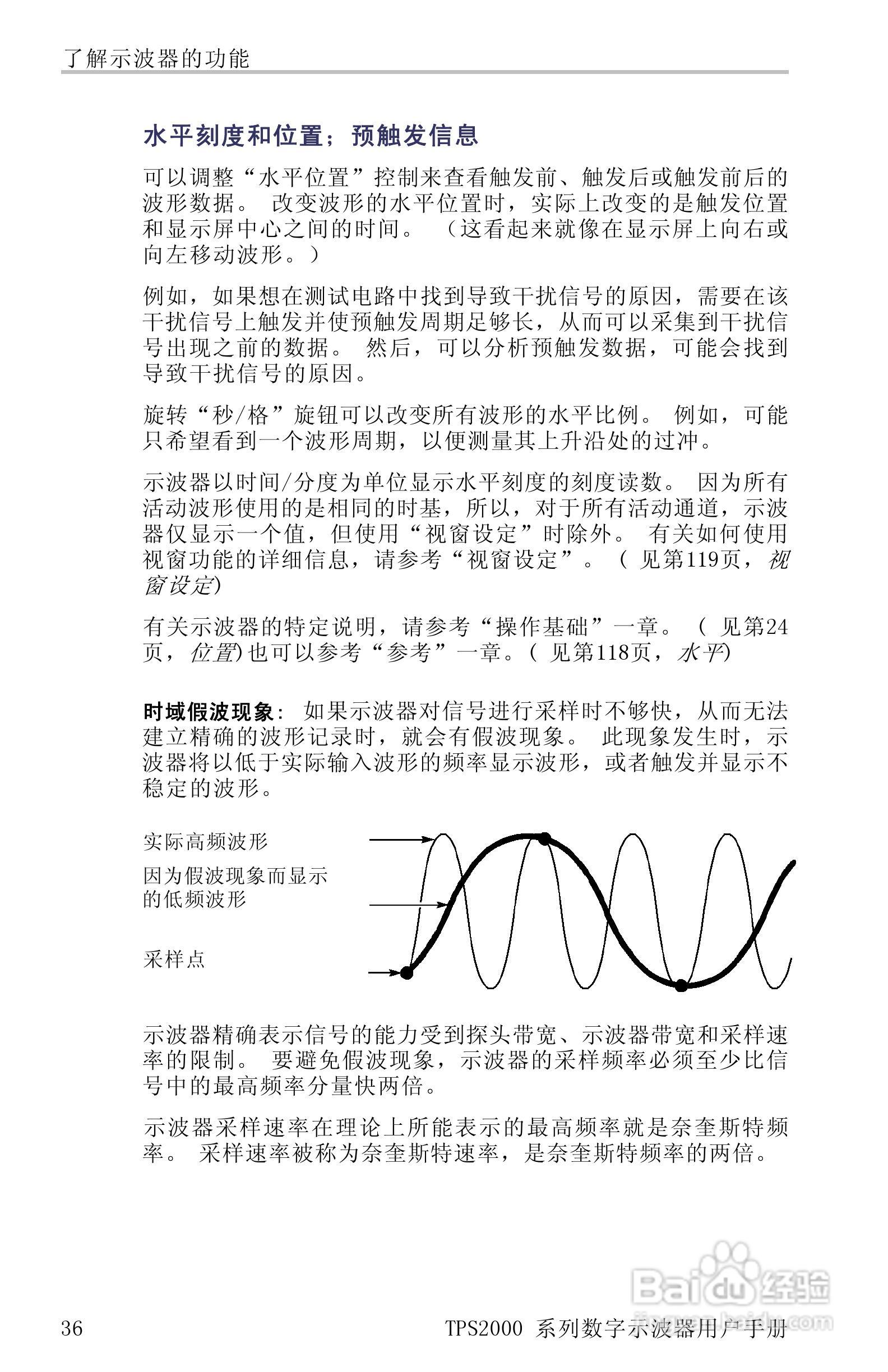 泰克TPS2024数字存储示波器用户手册:[6]