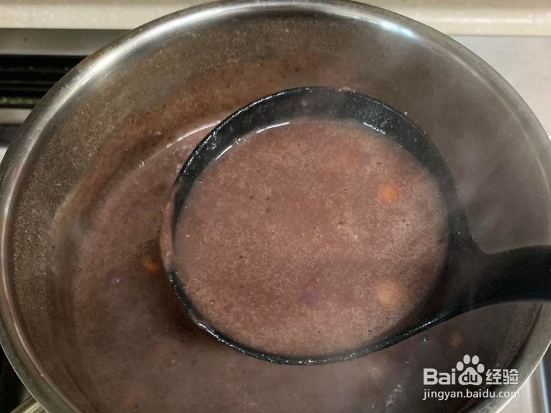 无糖芋圆红豆汤的做法