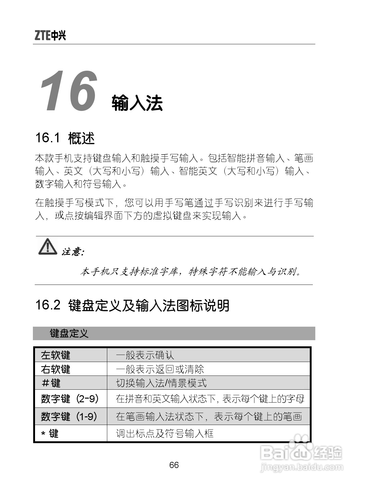 中兴ZTE-G X870手机使用说明书:[8]