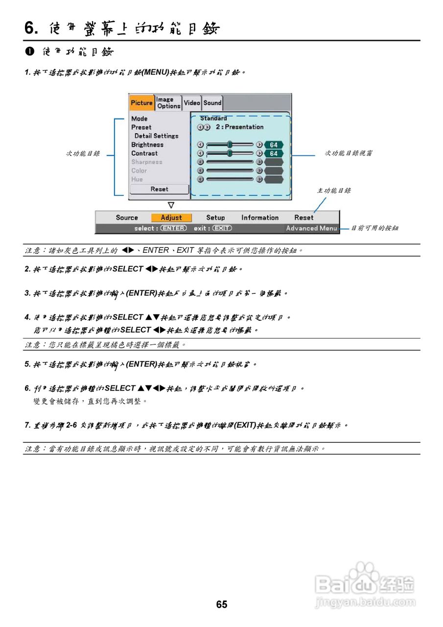 NEC NP2000/NP1000投影机使用手册:[8]