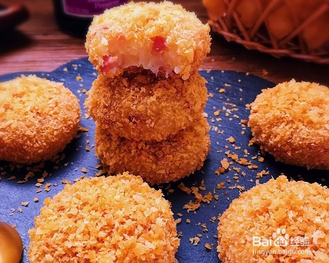 河南特色-香烤培根土豆饼怎么做