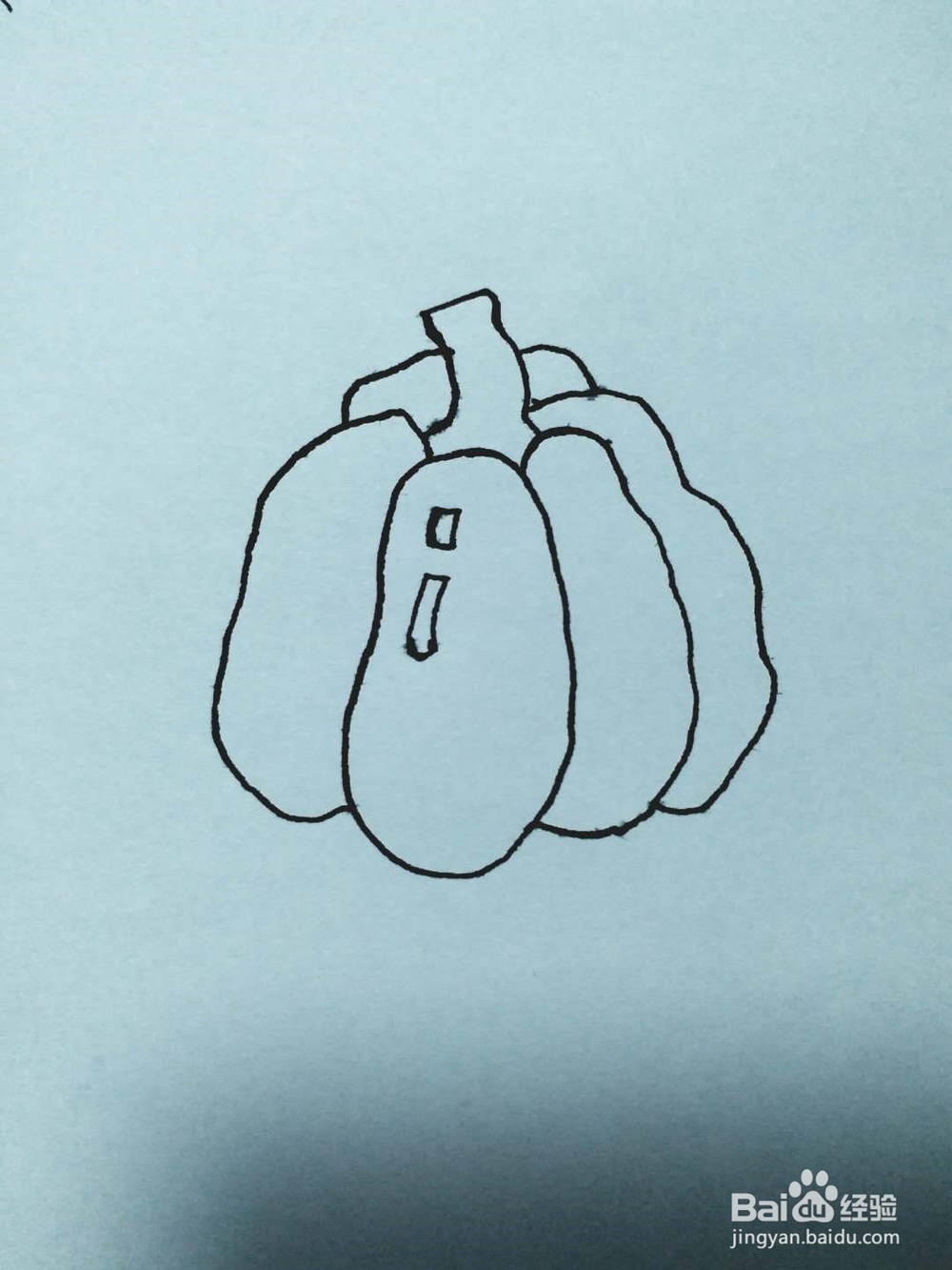 南瓜的简单画法