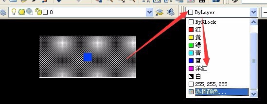 CAD怎么修改填充图案的间隙、颜色