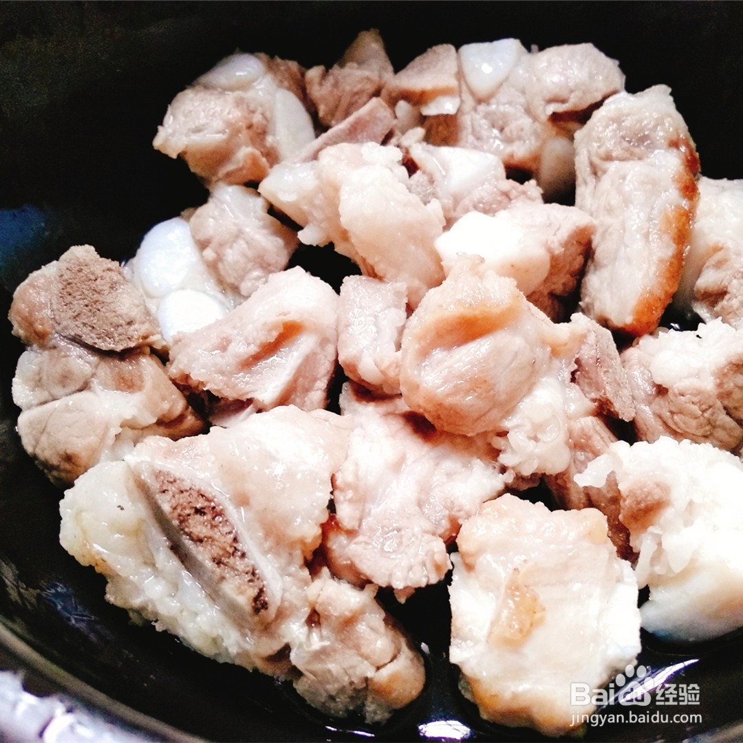 山药板栗炖排骨的做法