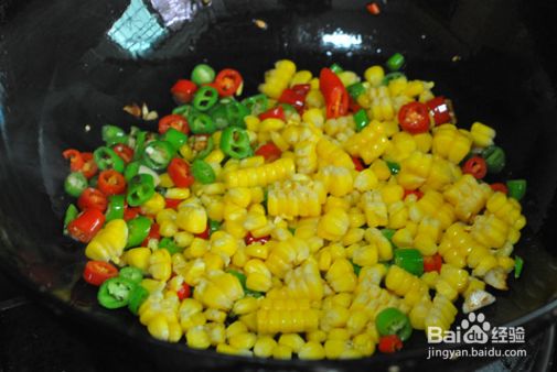 青辣椒炒玉米