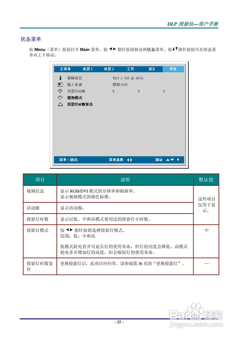 LG AB110-JD投影机说明书:[5]