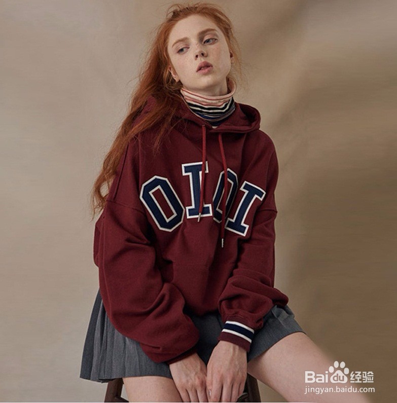 原宿风卫衣怎么搭配