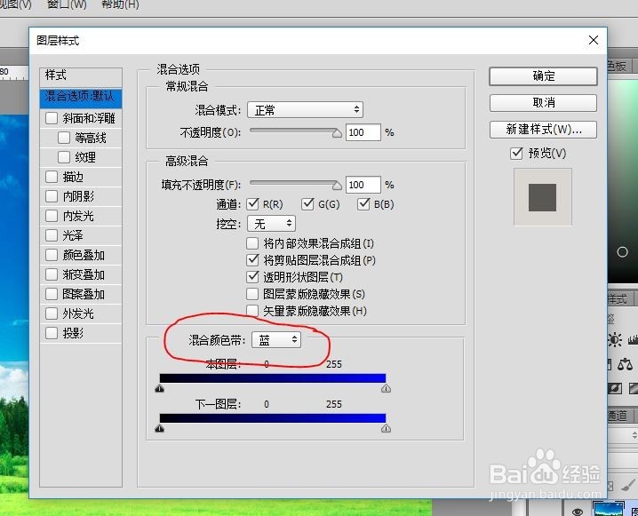 PS快速抠取天空-树林图（混合选项抠图法）