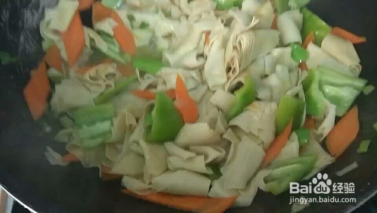 炒干豆腐的做法