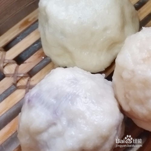 紫薯包子小馒头的做法
