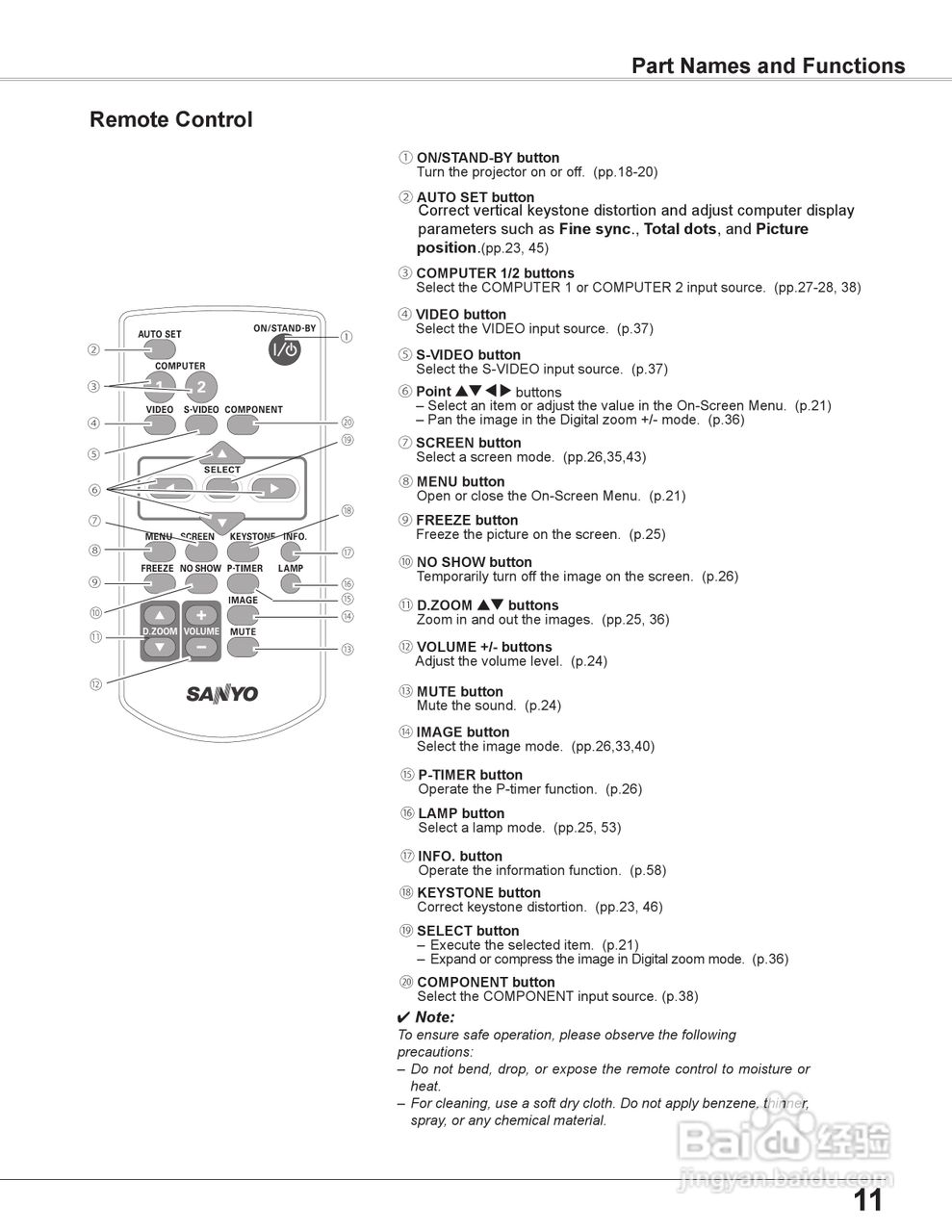 三洋 PLC-XU350K投影机说明书:[2]