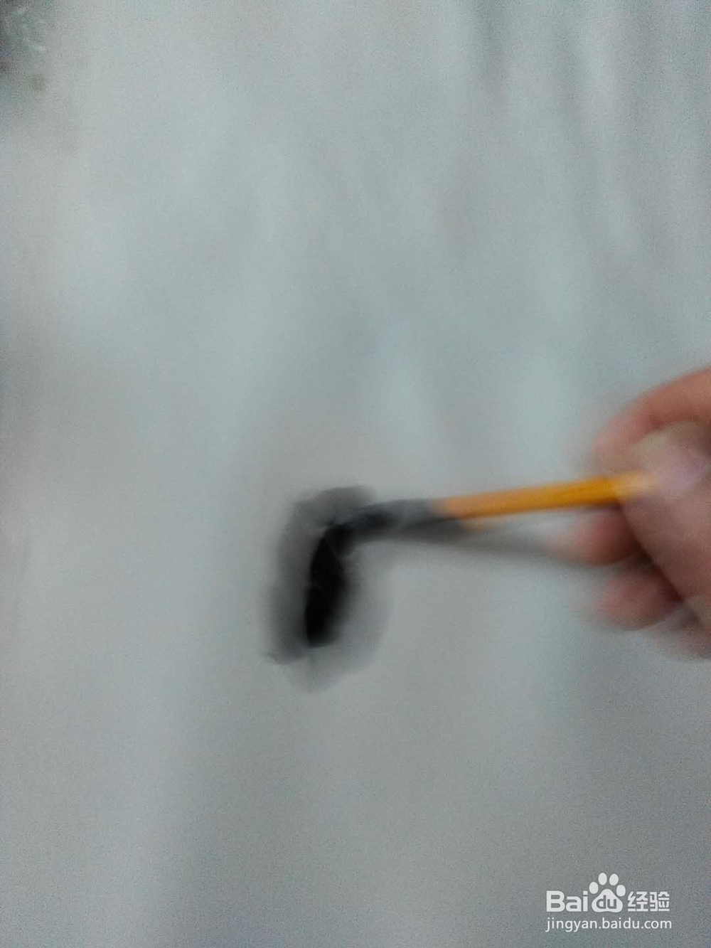 国画马的水墨画法。