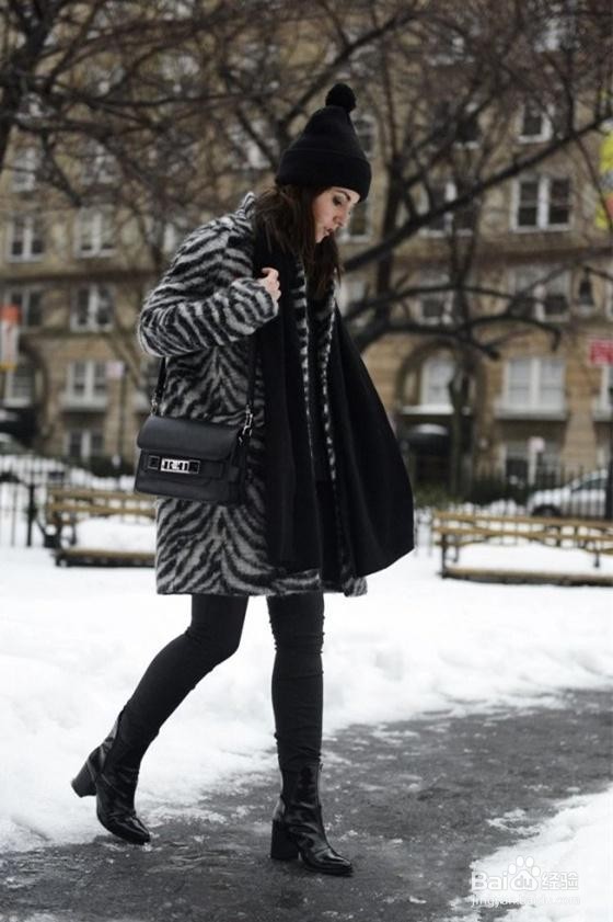 针织帽怎么戴好看