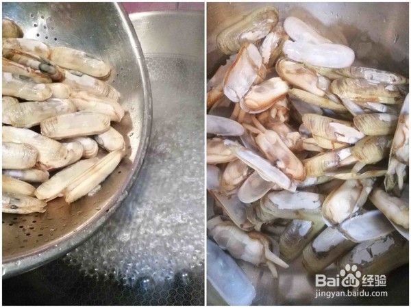 辣炒蛏子的做法