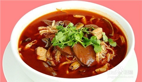 重庆小吃之毛血旺