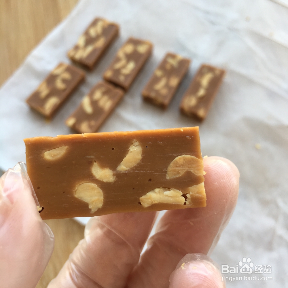 营养美味的花生太妃糖