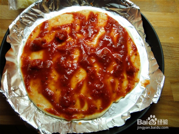 意大利香肠比萨简易版