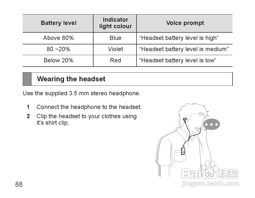 三星HS3000蓝牙耳机使用说明书:[9]