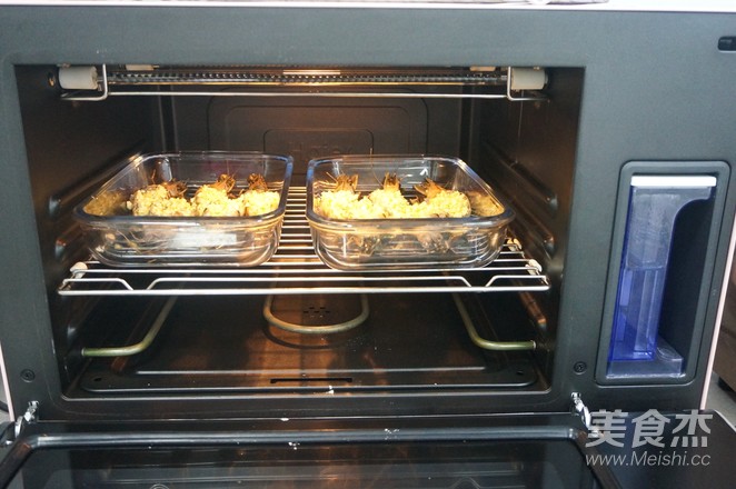 蒜茸开背虾的做法