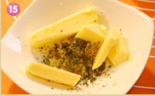 乳酪吐司和蒜砖