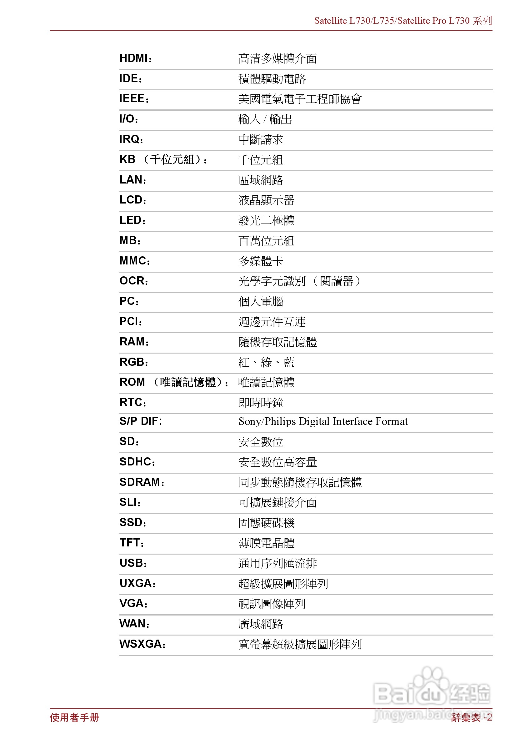 东芝Satellite L735笔记本电脑使用说明书:[14]
