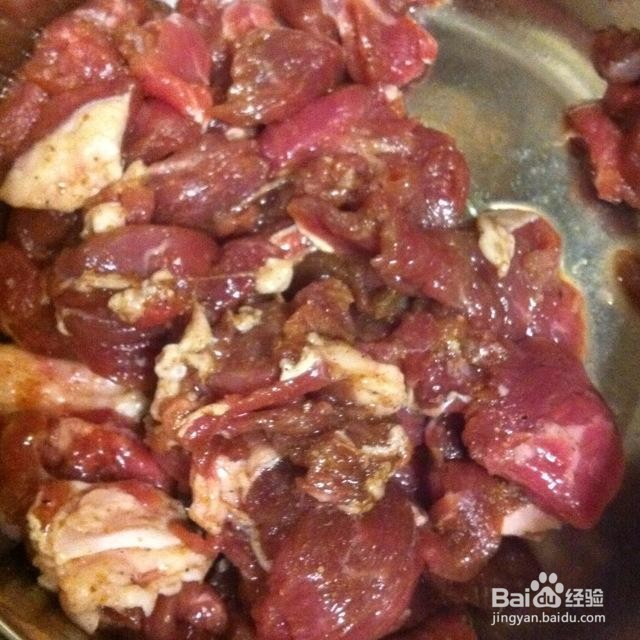 鲜羊肉腌制的方法