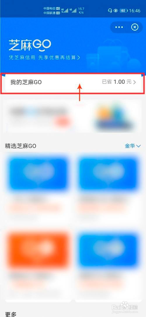 支付宝怎么退出芝麻GO
