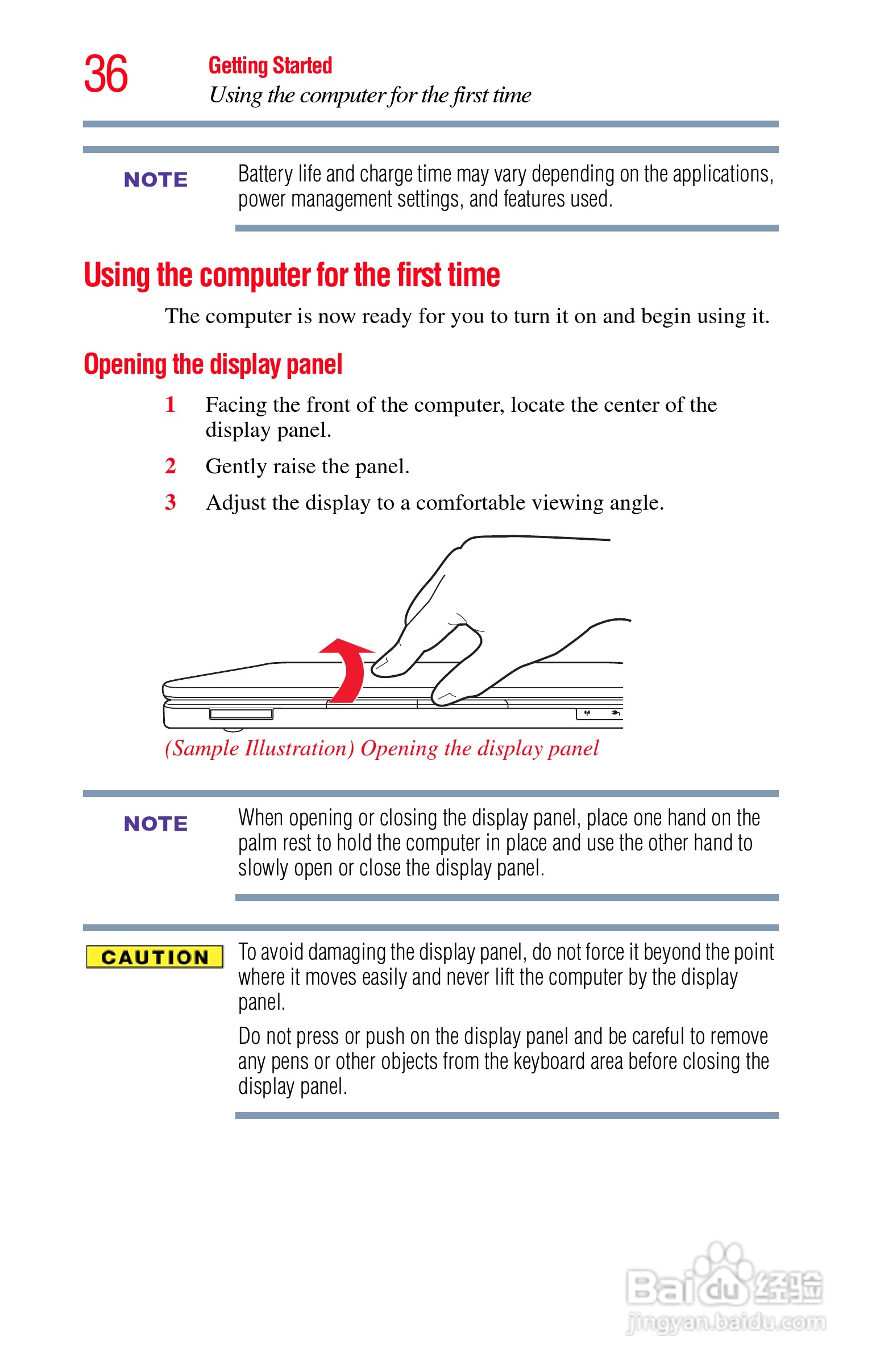 东芝NB200笔记本电脑使用说明书:[4]