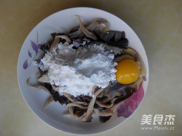 干炸平菇的做法