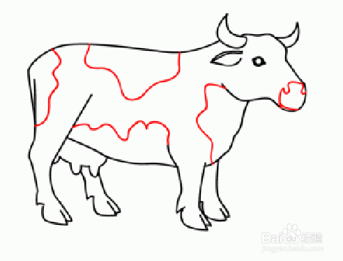 十二生肖牛的画法图片
