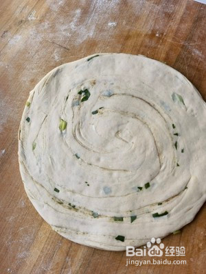全麦粉葱花油饼的做法
