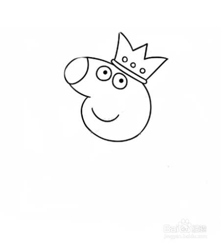 简笔画小猪佩奇的画法