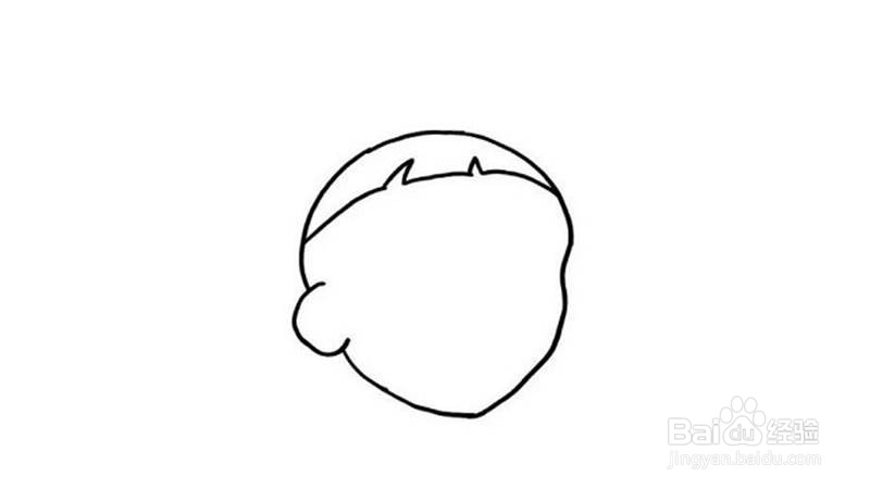 画大头儿子的儿童卡通简笔画教程