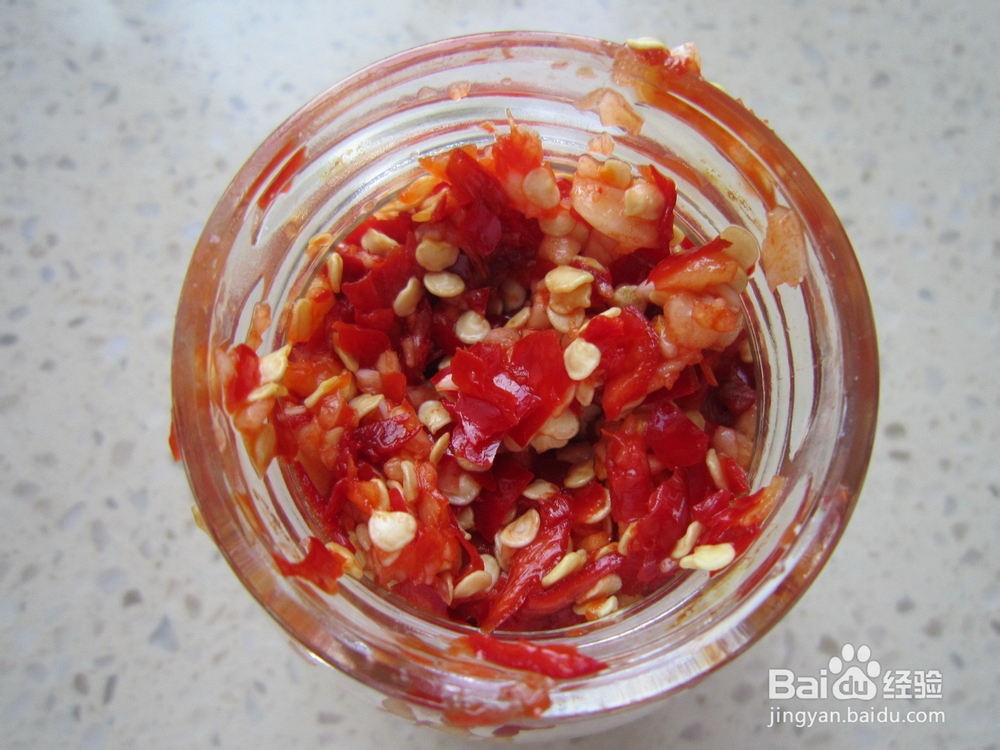 颜色红亮,辣而咸鲜-----自制剁椒
