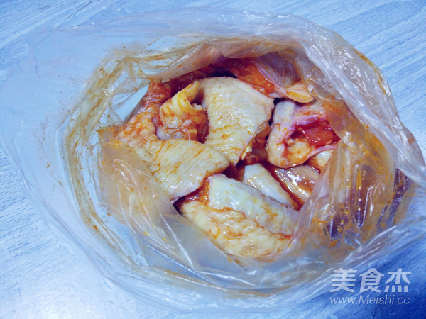 土豆胡萝卜无骨烤翅