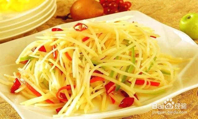 爽滑土豆丝的做法