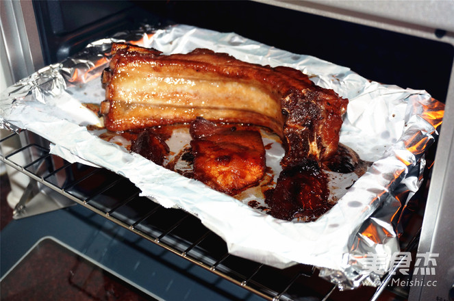 自制腌肉酱烤排骨
