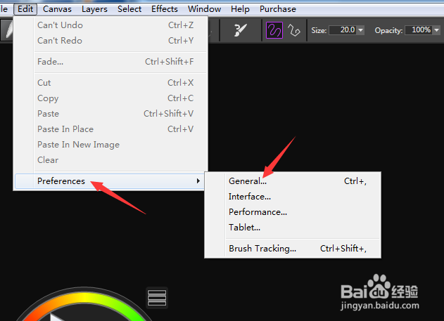 Painter Essentials怎么设置windows多点触摸