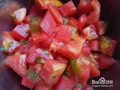 西红柿炒扁芸豆