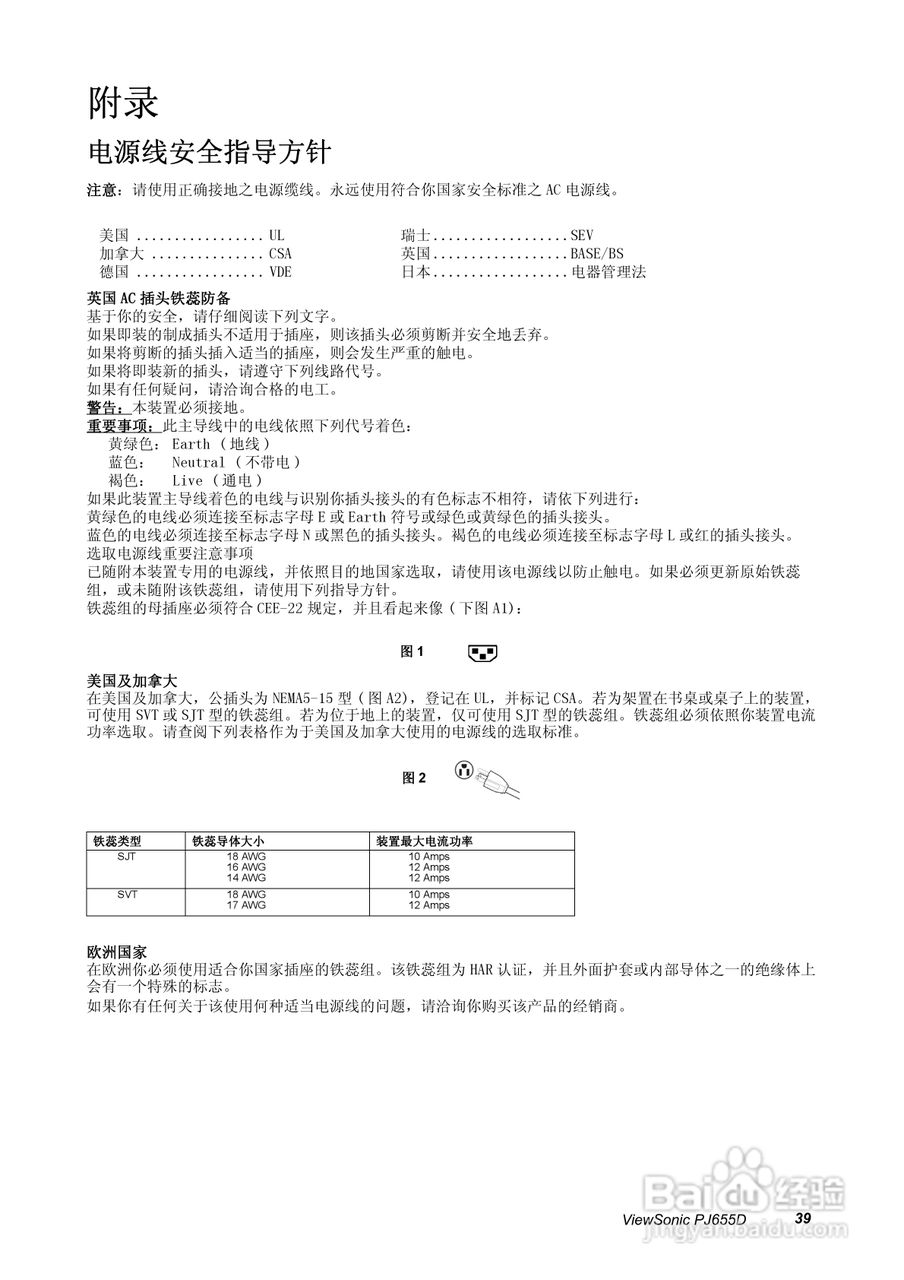 优派PJ655D投影仪使用说明书:[5]
