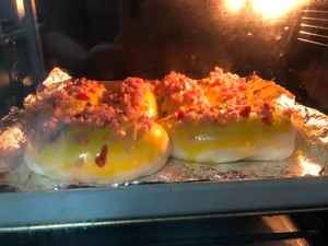 火腿肉松面包的做法