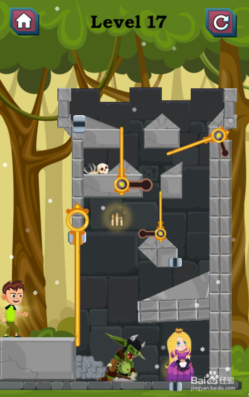 怎样帮助Ben10让其顺利救援公主(Level 17)