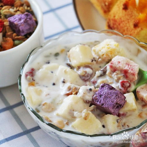 水果麦片用酸奶怎么泡