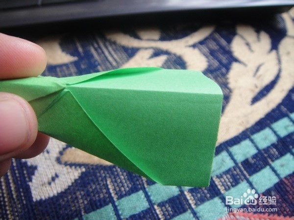 儿童简易折纸--第三种飞机折法
