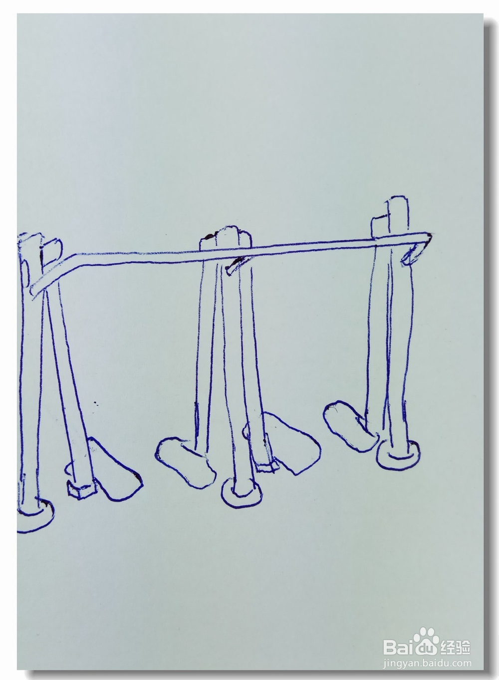 怎样画简笔画“健身器材跑步器”