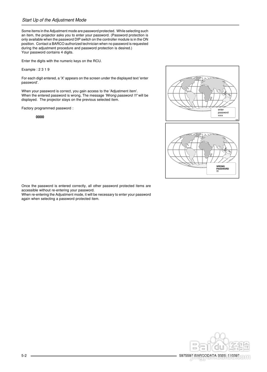 Barco巴可 DATA 808S投影机说明书:[3]
