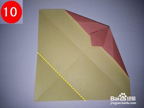 爱心领带的折纸艺术